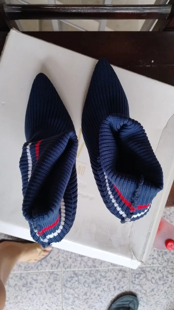 Bota Estilo Meia Vizzano - Foto 3