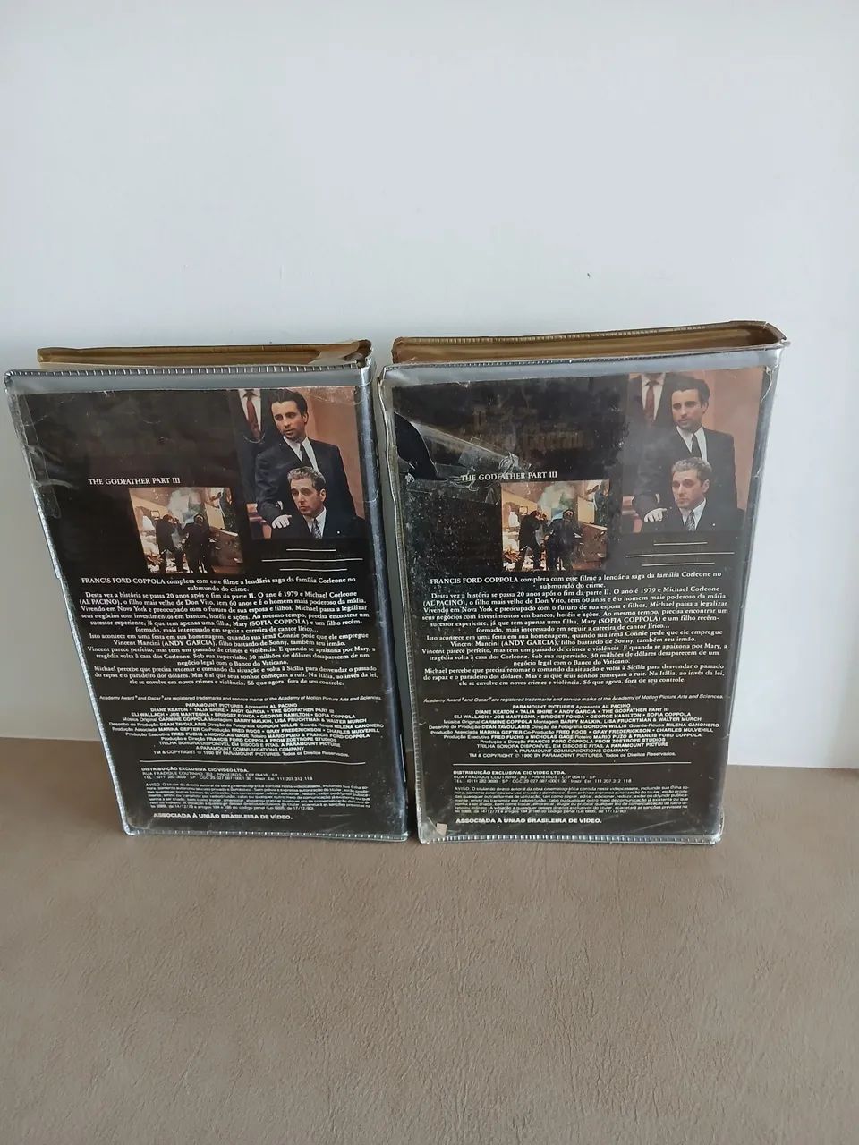 Fita VHS Dupla O Poderoso Chefão 3 - Al Pacino   - Foto 2