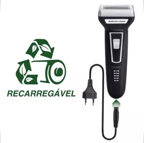 Aparelho De Barbear Depilador Elétrico 3 Em 1 - Recarregável - Foto 4
