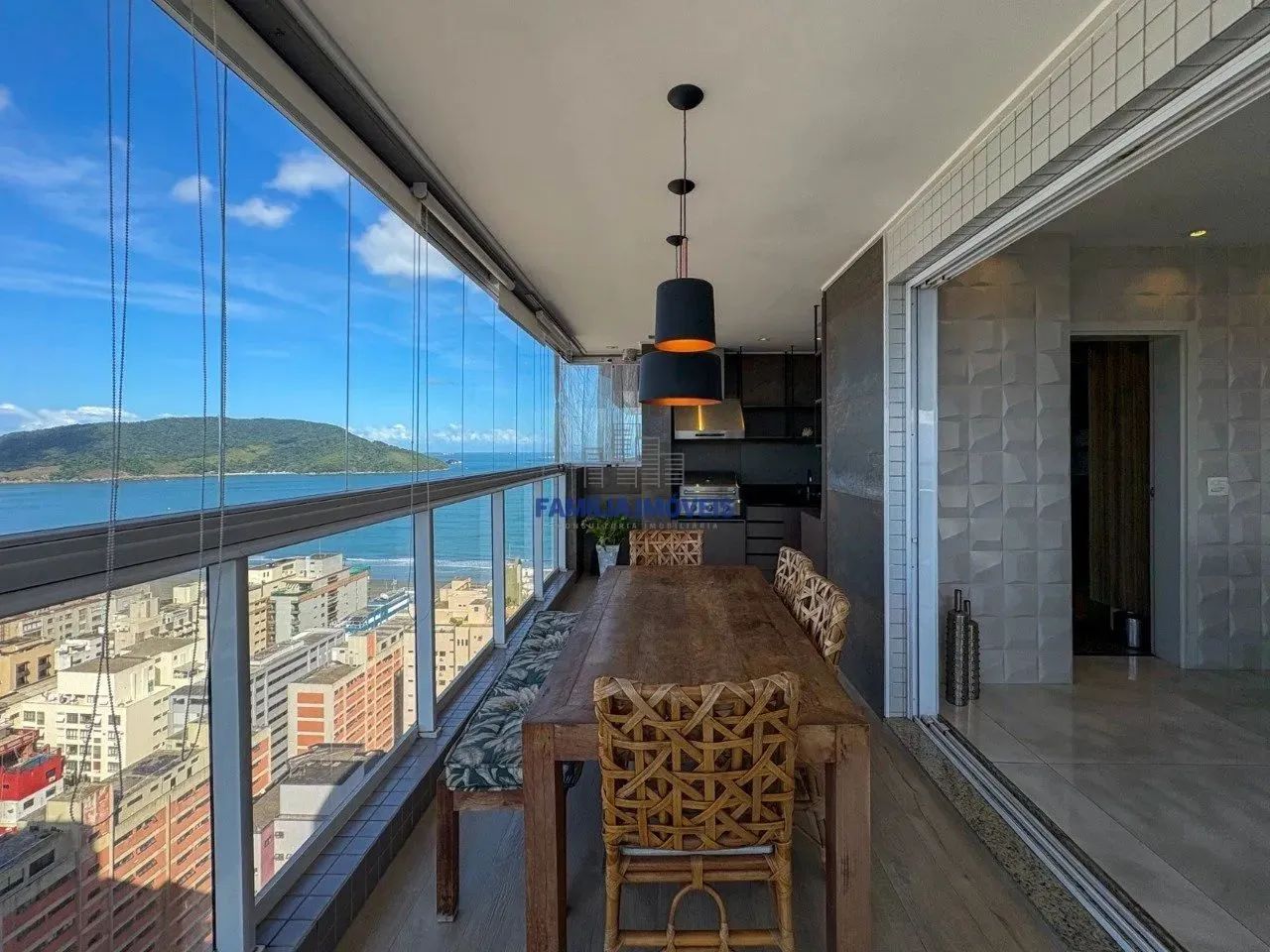 Apartamento Vista Mar á venda 4 quartos 2 suítes Embaré Santos - Foto 8
