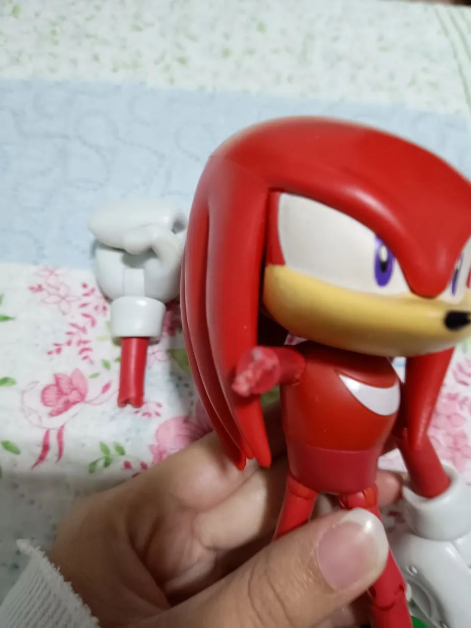 Boneco Knuckles Sonic Jazware Super posers (AVARIADO) - Foto 3