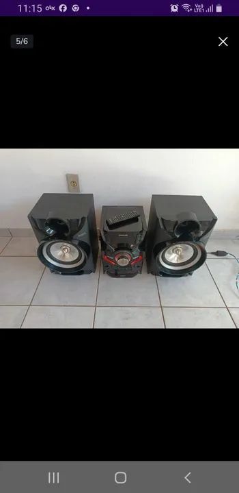 VENDO SOM MINI SYSTEM SAMSUNG 700w RMS CD , MP3 e USB - Foto 2