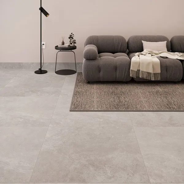 Piso Porcelanato Dolmen Cinza Acetinado Retificado Eliane 90 x 90cm - Foto 4