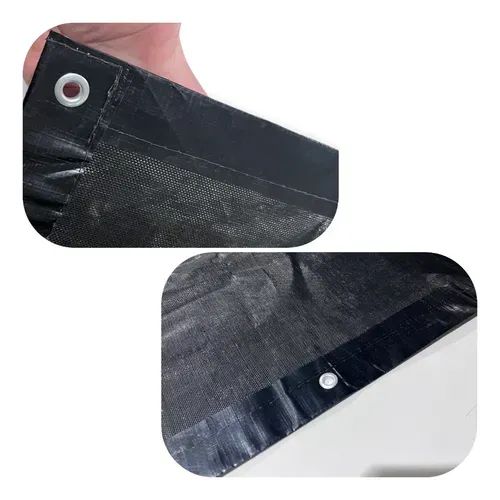 Tela Fachadeira Para Privacidade E Proteção Preta 1,5m X 4m - Foto 2