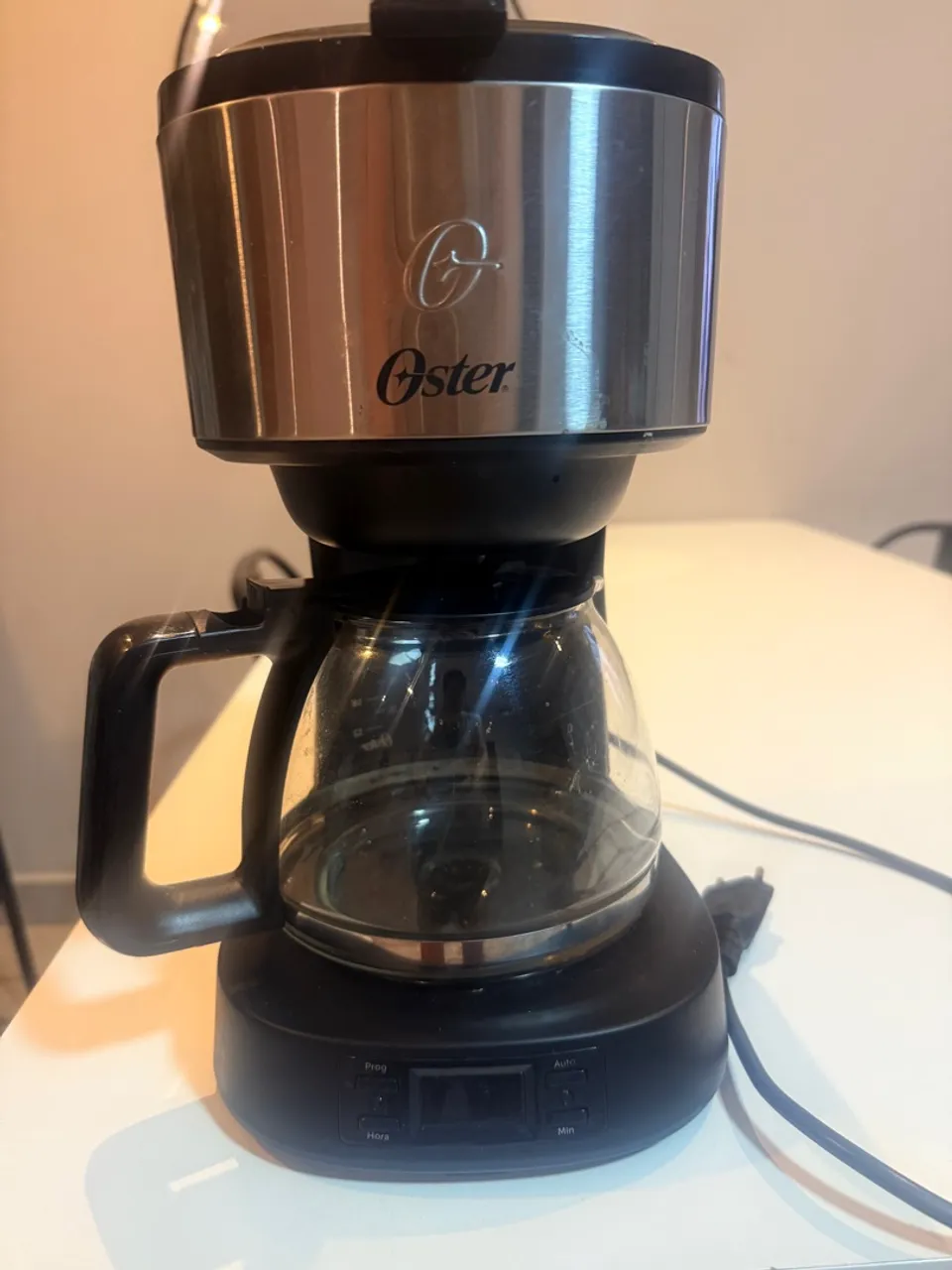 Maquina Cafeteira Oster Elétrica Digital Day Light Programável Ocaf500 Preto