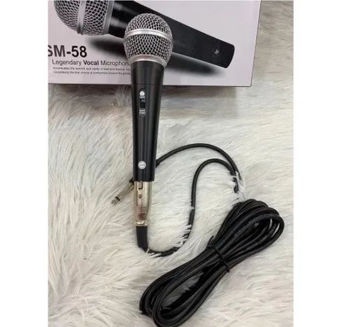 Microfone Profissional Com Cabo Sm-58 Premium Dynamic - Foto 3