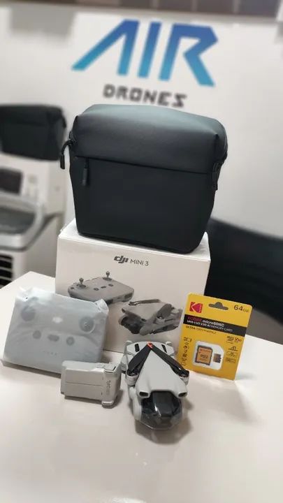 Drone Dji Mini 3 Standart Controle sem Tela - Novo - Oficial Brasil com 1 ano de garantia 