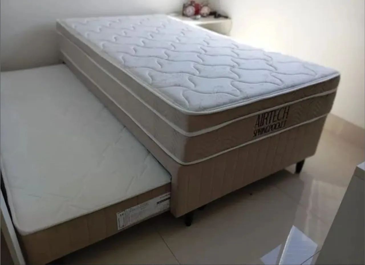 Cama Box com auxiliar solteirao 108x198