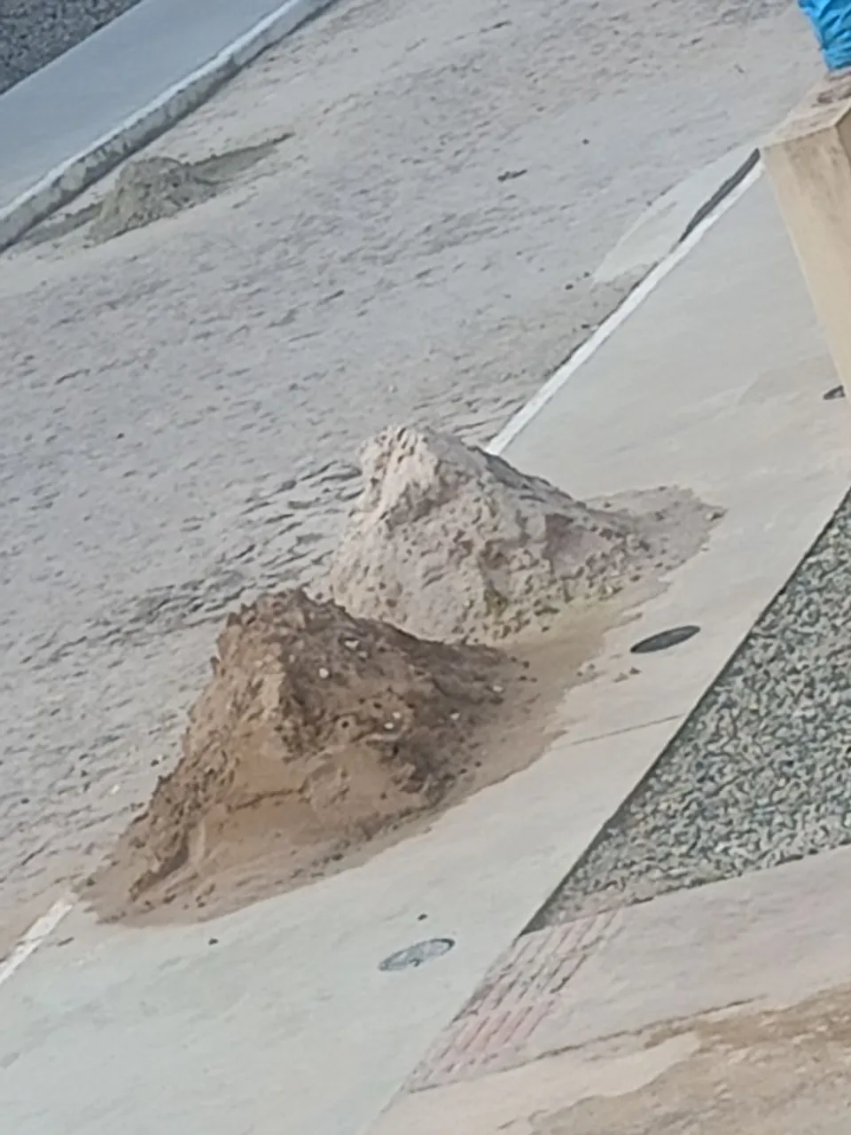 Areia e arenoso para construção civil