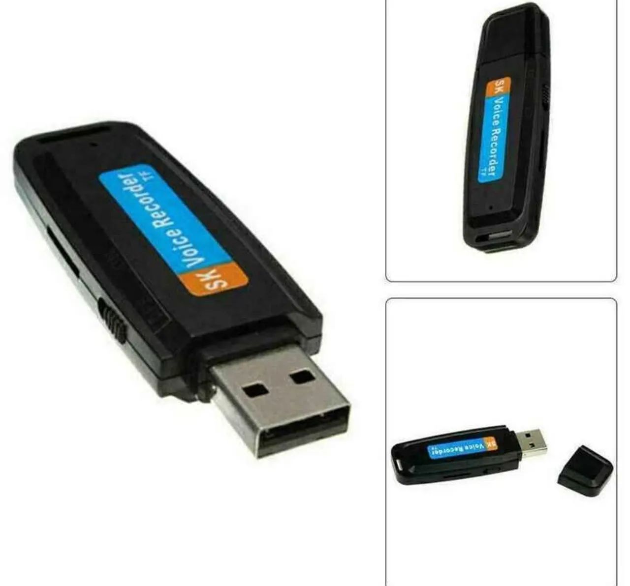 Gravador de Voz espiao Recorder - USB