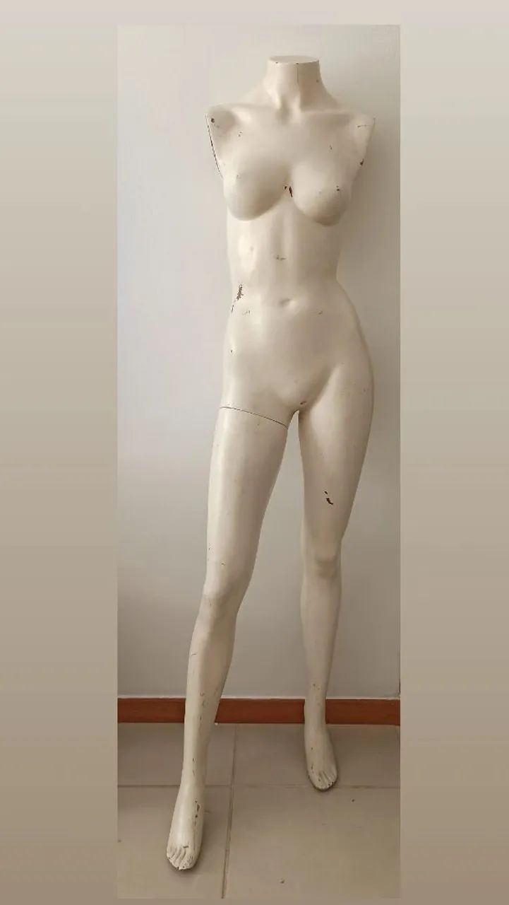Manequim de Vitrine Feminino Branco