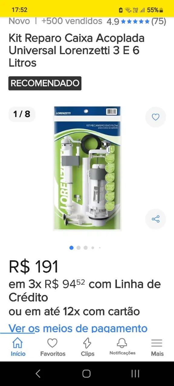 Mecanismo caixa de descarga acoplada  - Foto 2