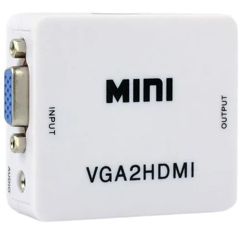 Adaptador Conversor De Vga Para Hdmi Com Saída P2 Som Áudio