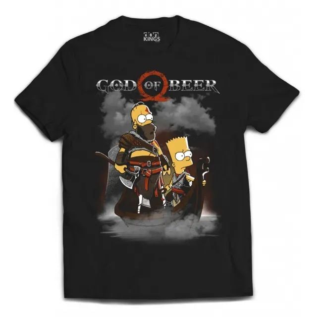 CAMISETA SIMPSONS - GOD OF BEER