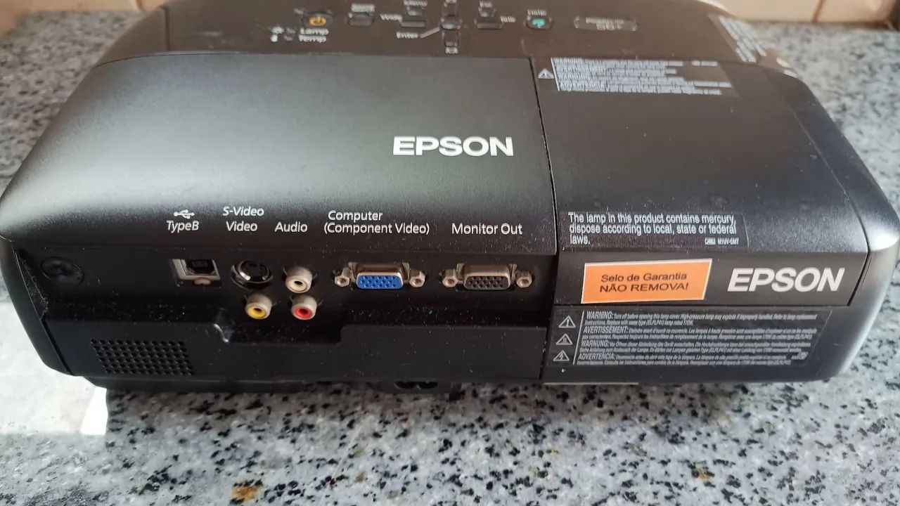 Vendo Projector Epson Power lite S6+, com controle, 2200 lúmens, funcionando. Leia. - Foto 5