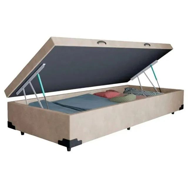 Cama Box Baú Solteiro 88x188