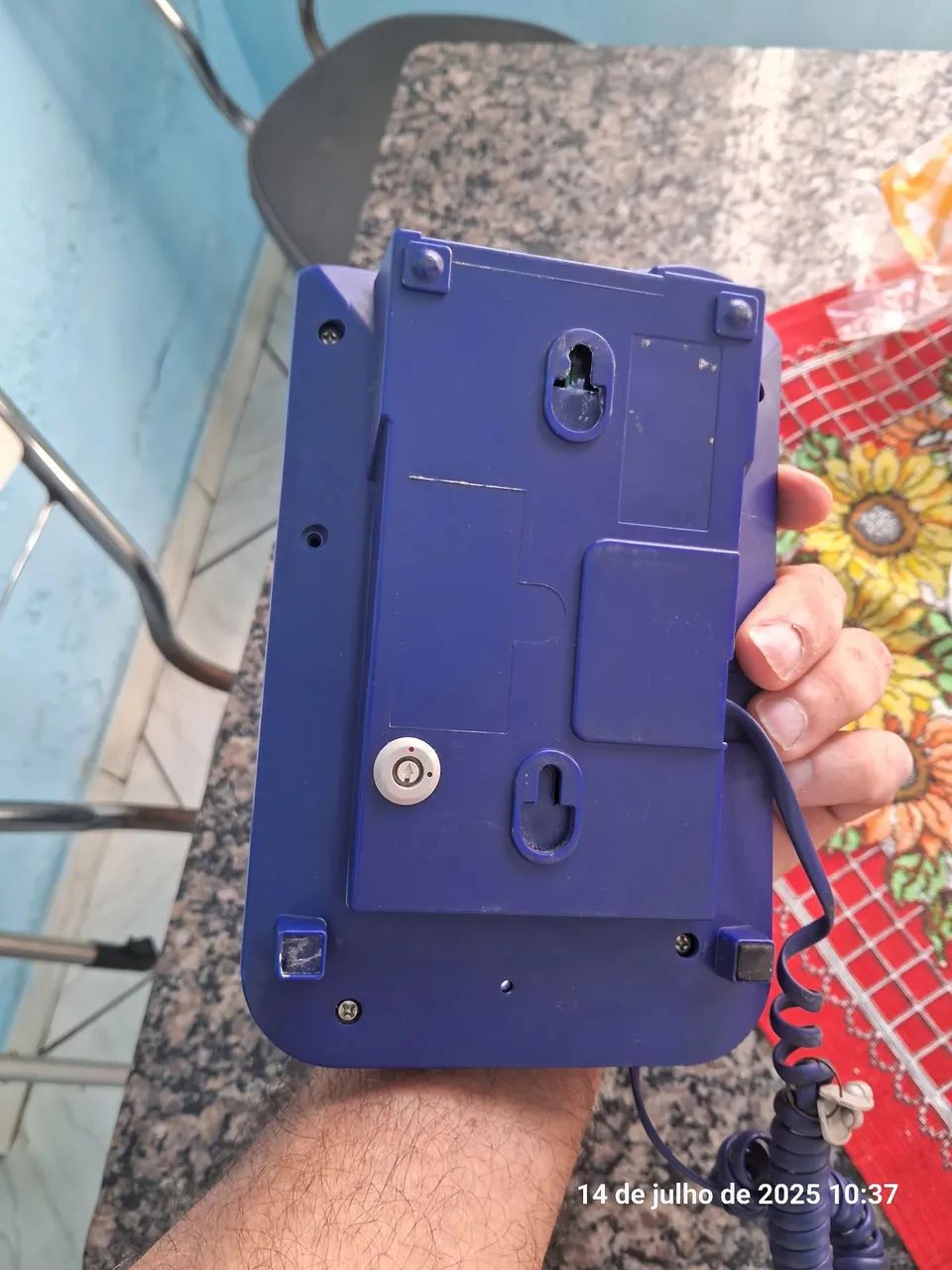 Telefone Fixo VEC Azul - Foto 3