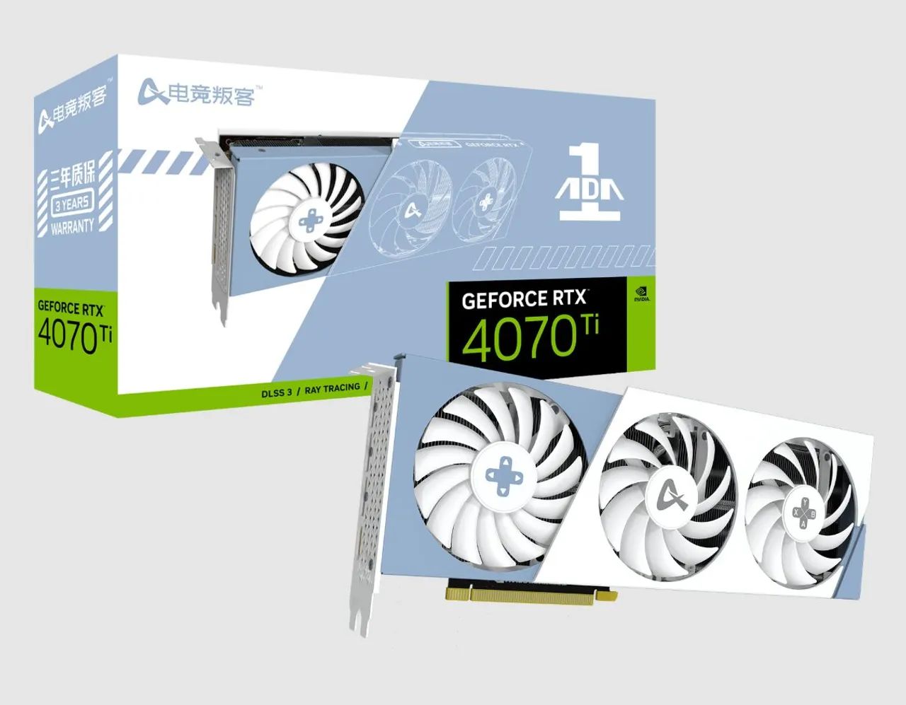 RTX 4070TI AX GAMING BRANCA + AZUL RARA NO BRASIL  - Foto 6