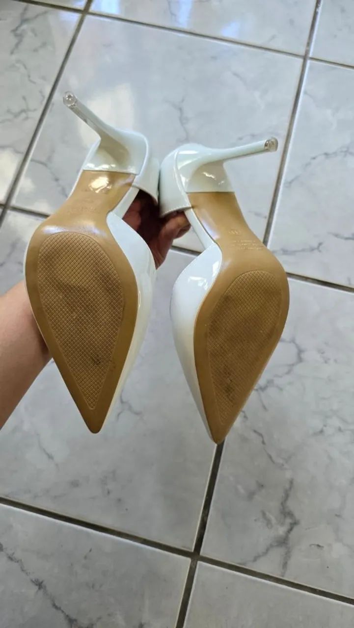 Sapatos de Salto Branco BIGTREE - Foto 4