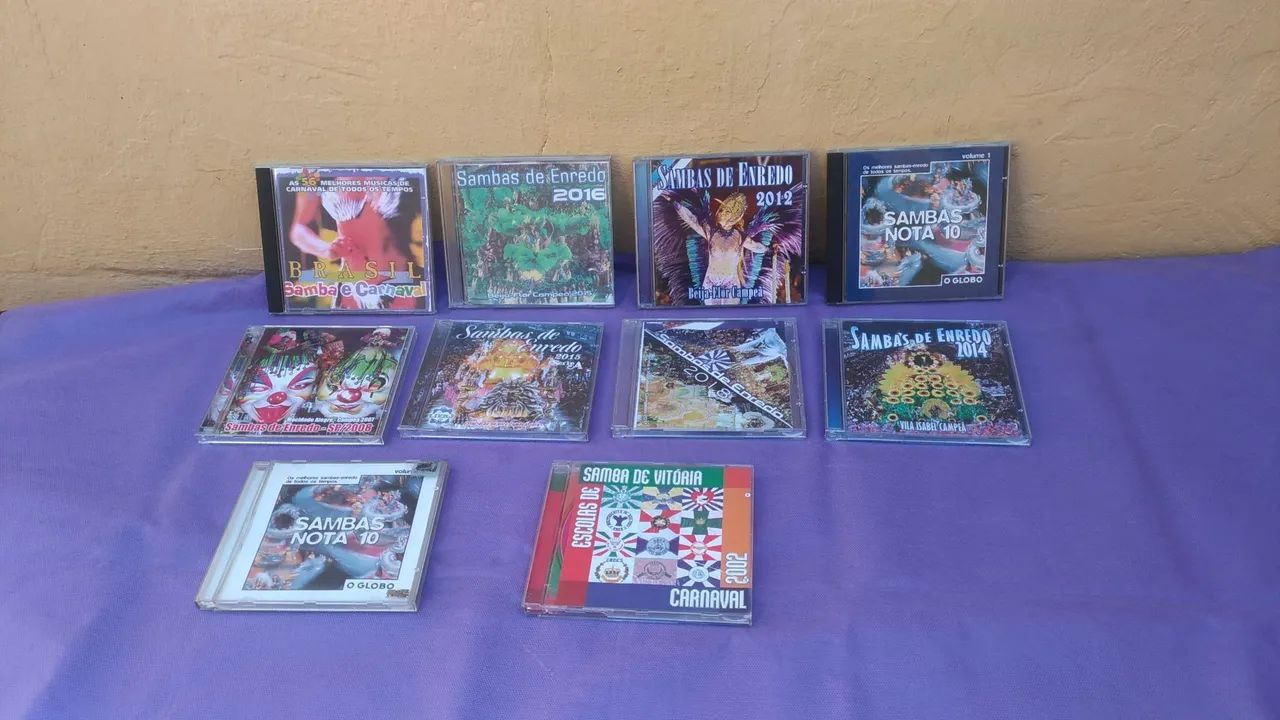 Cds Samba Enredo Carnaval marchinhas, varios.