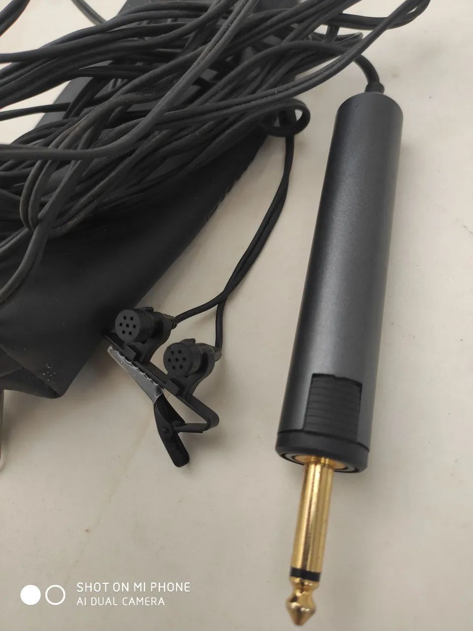 Microfone de Lapela com Fio