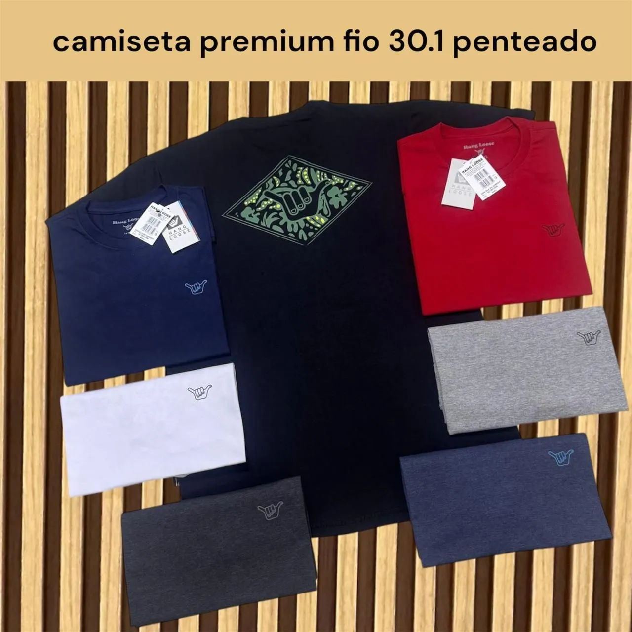 Camiseta Masculina Algodão 30.1 Penteado Camisetas Surf PREMIUM Atacado - Fornecedor - Foto 5