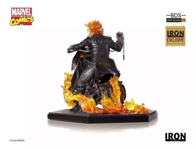 Motoqueiro Fantasma Iron Studios 1.10 - Foto 3