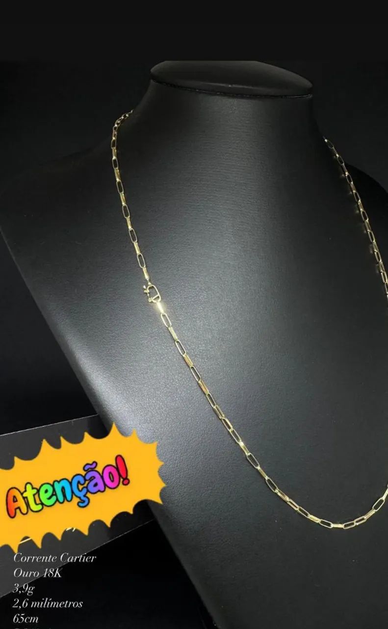 Corrente de ouro 18 k 