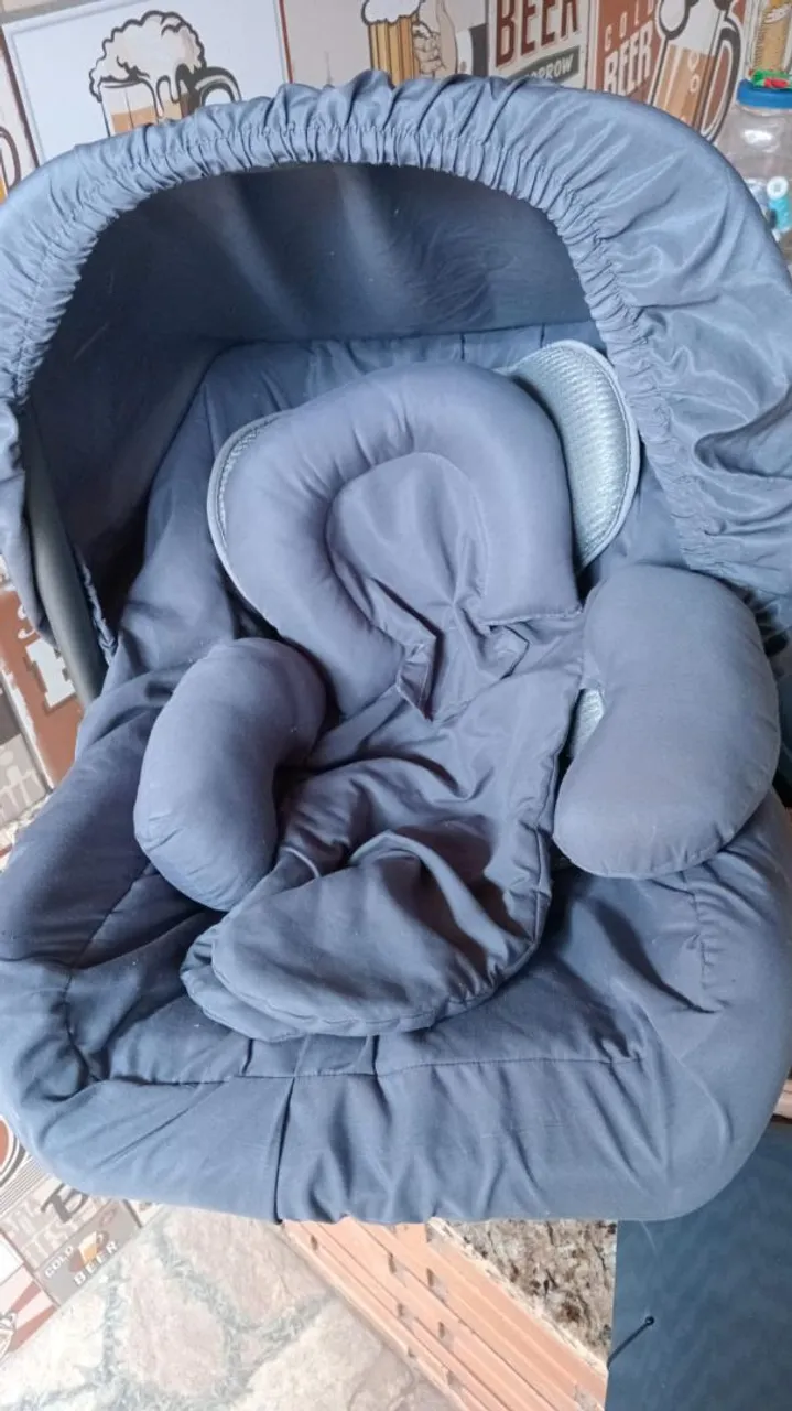 Ninho Redutor de Berço Cinza Confortável