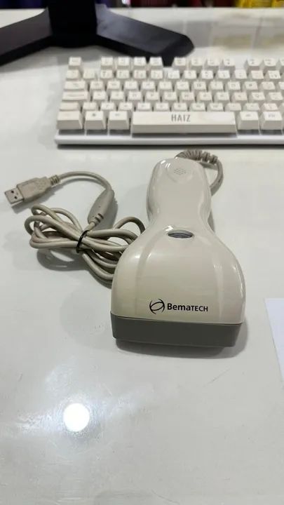 Leitor De Código De Barras Bematech Br-310 Ps-2 - Bege - Foto 3