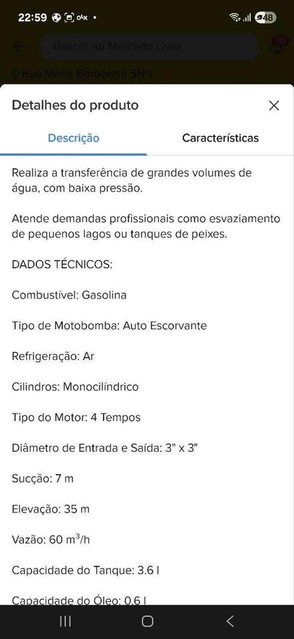 Motobomba gssolina 6 5hp, 4t, auto escorvante, Twp80s-xpToyama  - Foto 5