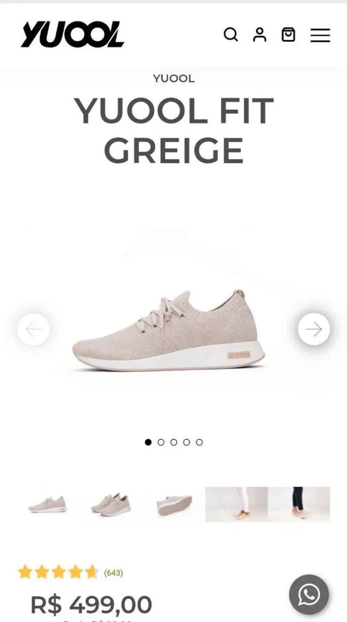 Tênis Yuool Fit Feminino  - Foto 5