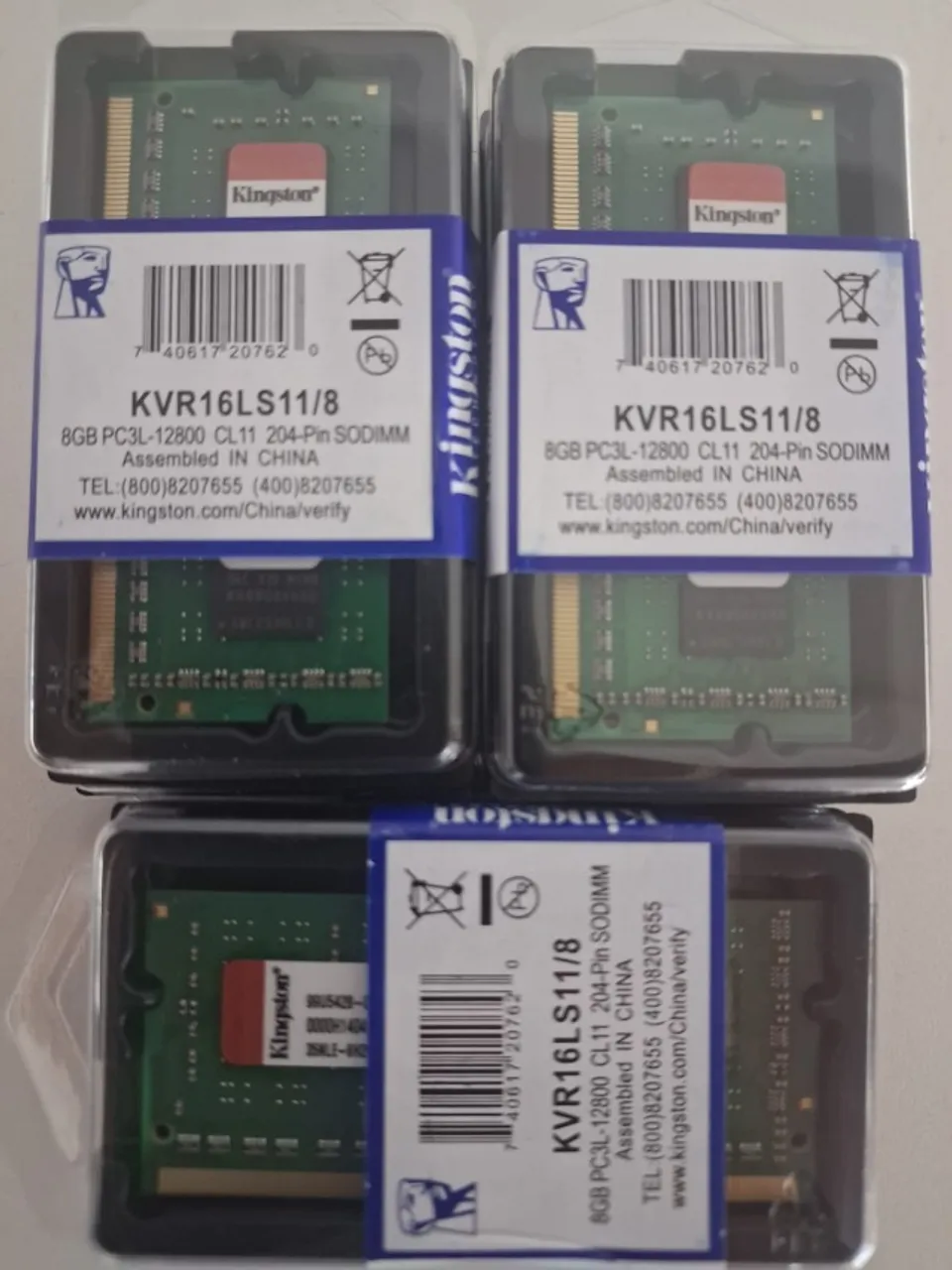 Memoria Kingston Ddr3L 1600mhz p/ Notebook