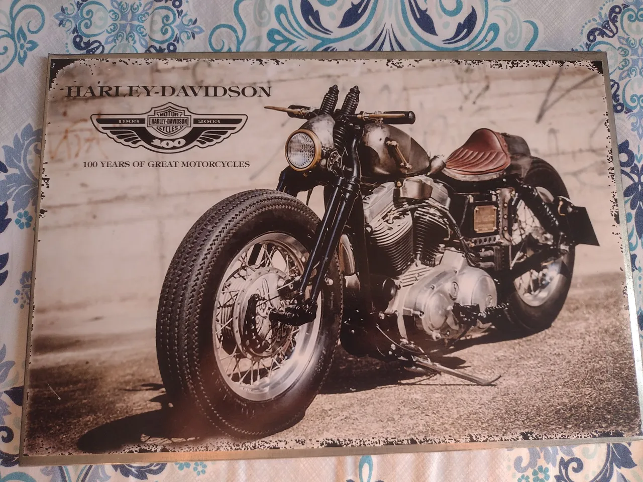 Placa Decorativa Harley-Davidson