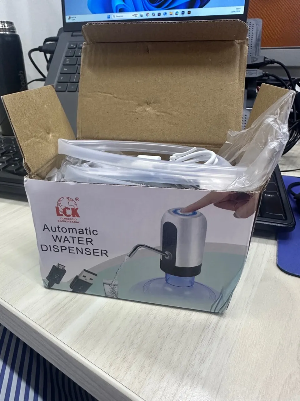 Bomba Elétrica Automática para Galão de Água