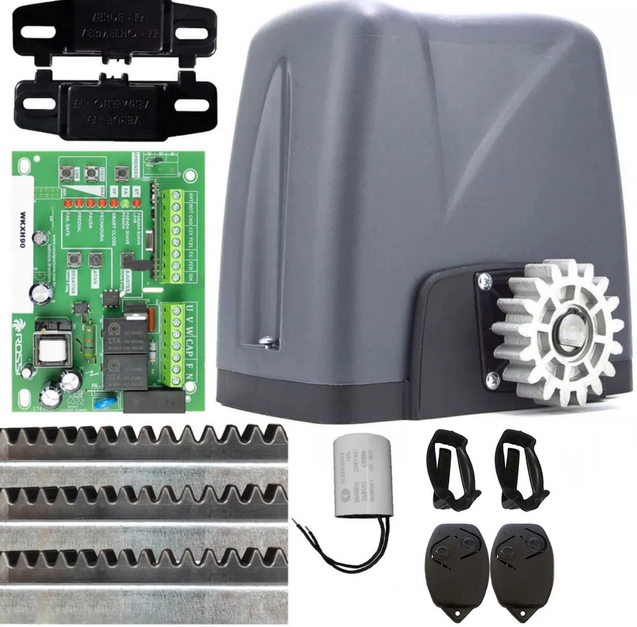 Sem instalação - Kit Motor portão eletrônico Rossi Dz Nano completo  - novo na caixa