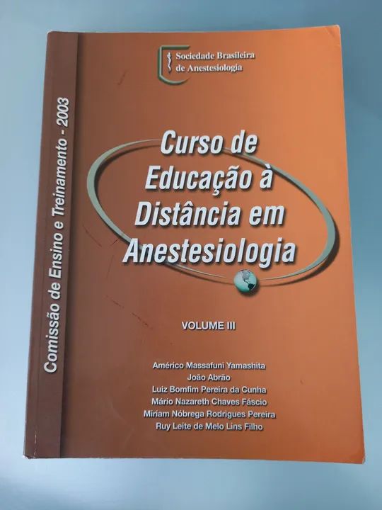 Curso de Educação à Distância em Anestesiologia - Volume III