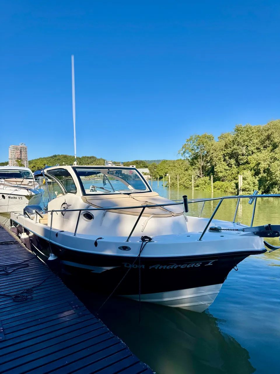 Lancha Fly Fish 28 Yamaha 200hp 2016 - completa, revisada e pronta pra navegar