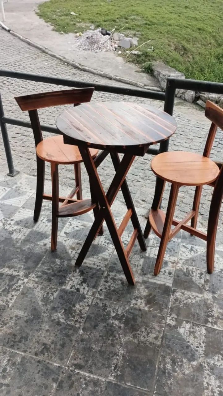 Conjunto Bistrô Dobráveis e fixo pronta entrega direto da fábrica - Foto 3
