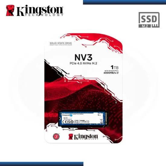 SSD Kingston NV3 PCIe 4.0 NVMe M.2 1TB 6000MB/s