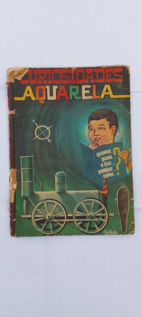 Álbum Aquarela Curiosidade antigo de 1971