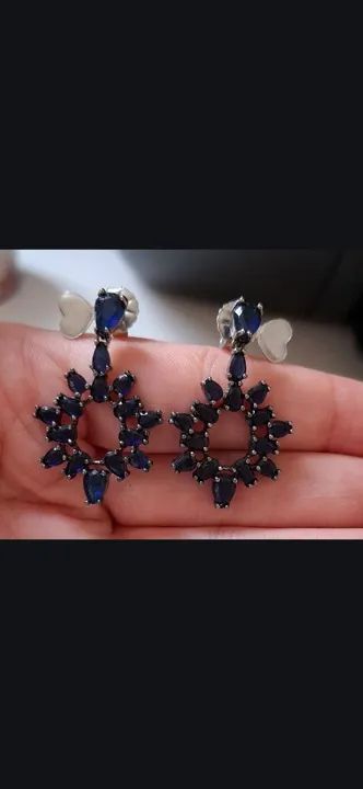 Brinco na Cor Azul  - Foto 2