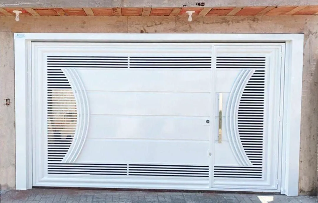 Portão de Aço Moderno e Elegante A partir de