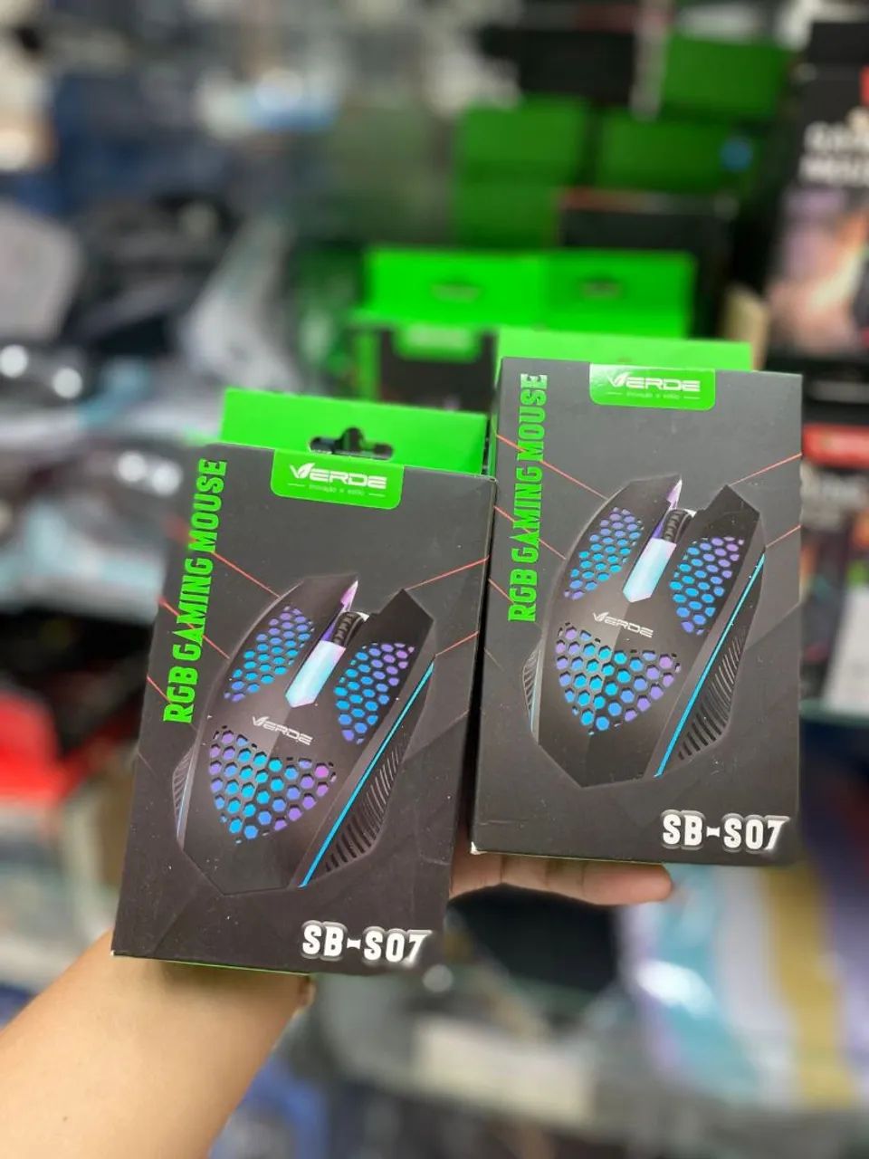 Mouse com RGB USB - ENTREGA A DOMICÍLIO 