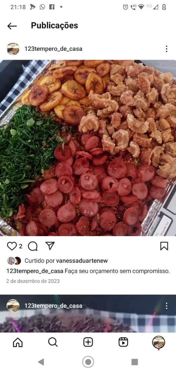 Feijão tropeiro e docinhos  - Foto 2