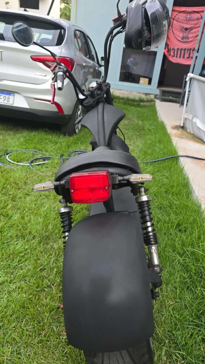MOTO CHOPPER ELETRICA 3000W 2 BATERIAS CUSTOMIZADA E REVISADA