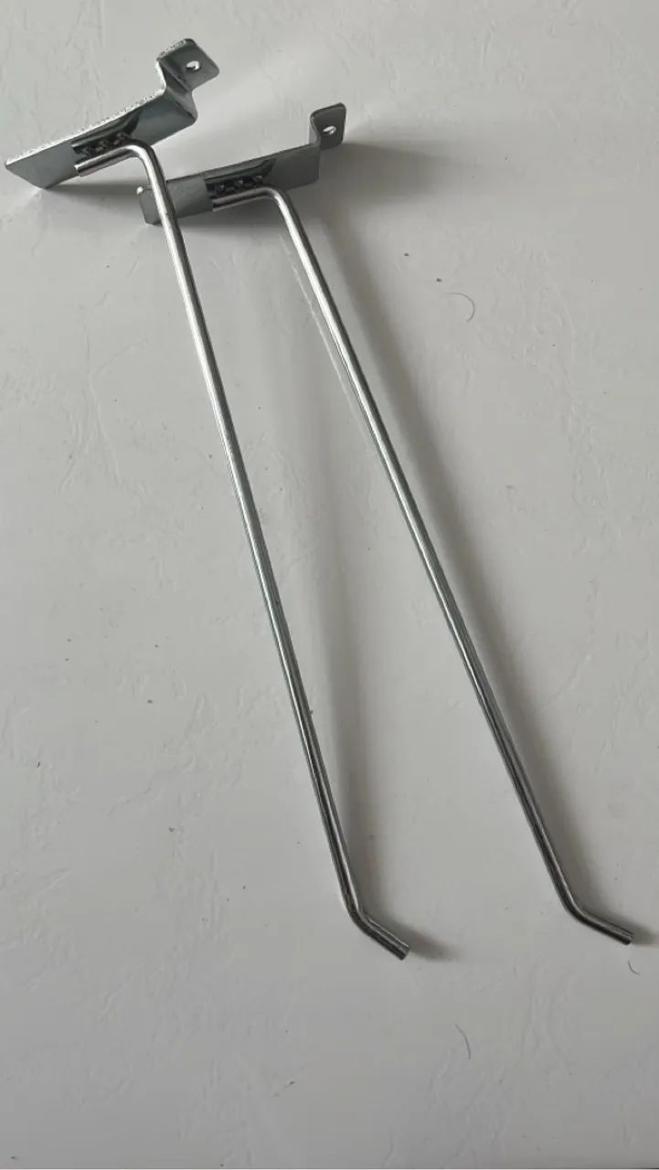 Gancho para exposição de produtos cromado - Foto 2