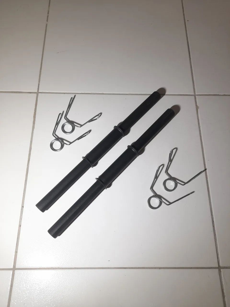 Par barras maciças