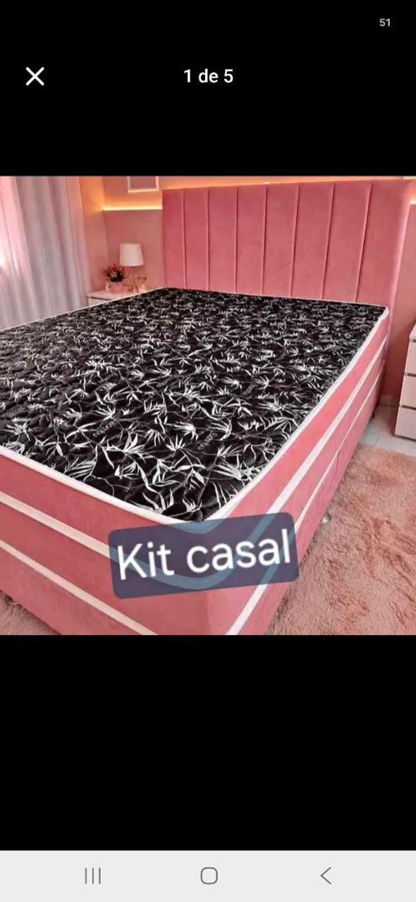 Cama box casal + cabeceira  - Foto 2