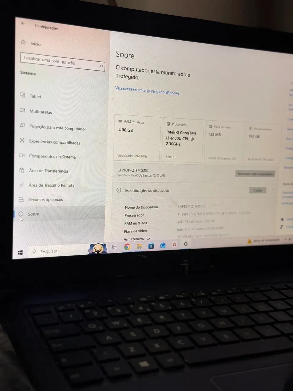 Notebook ASUS VivoBook 15 - Intel Core i3 | 1TB HD | Excelente Estado - Foto 5